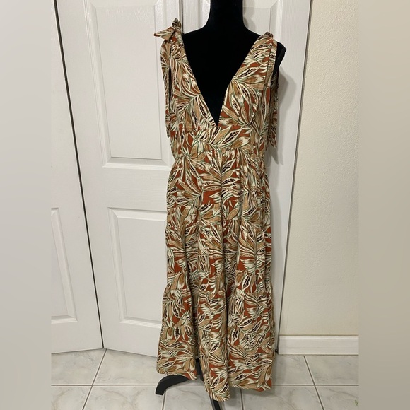 House of Harlow 1960 Floral bohemian dress size L - Picture 1 of 7